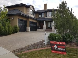 Image of exterior stucco painting project in Calgary | Hotshot Construction